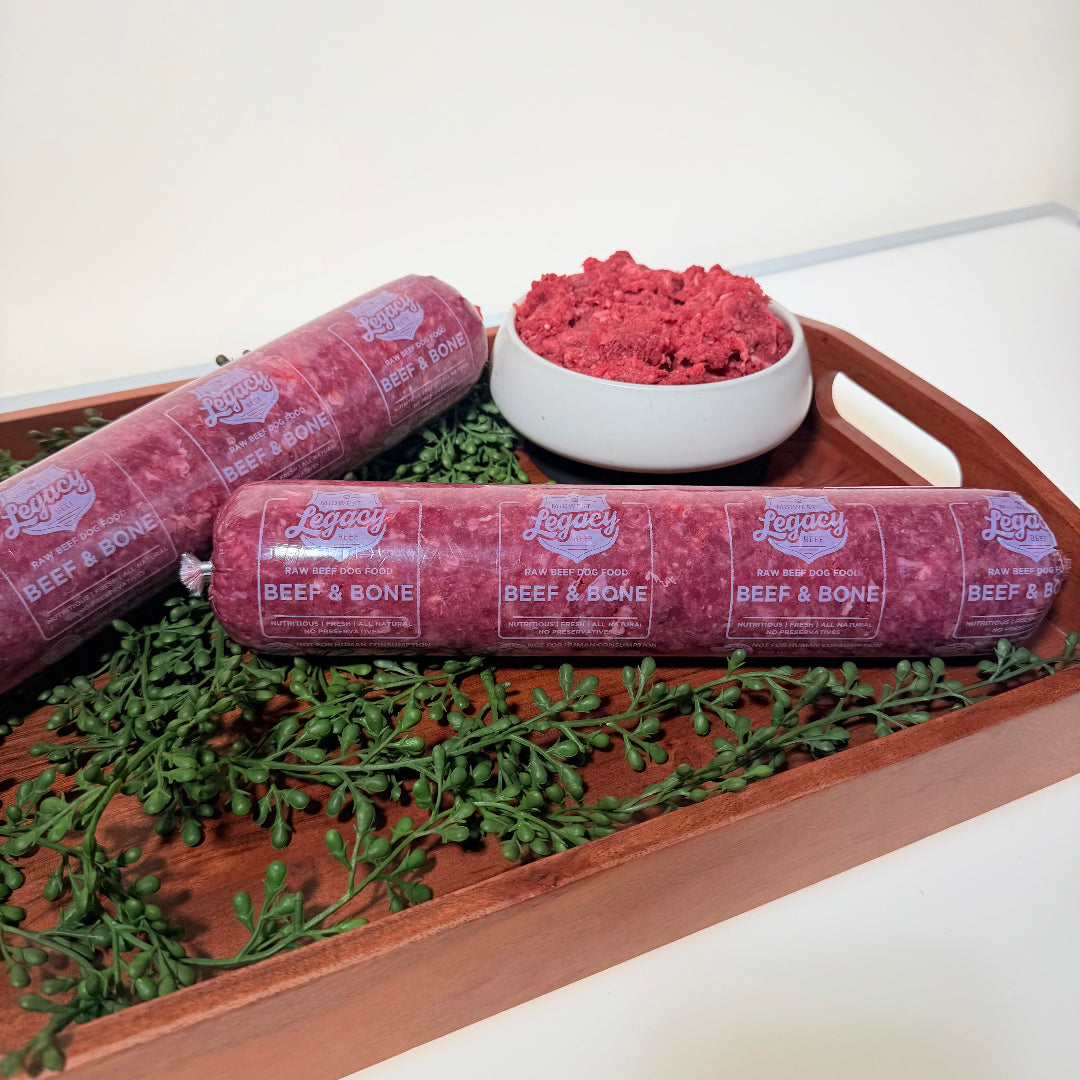 Raw Beef + Ground Bone
