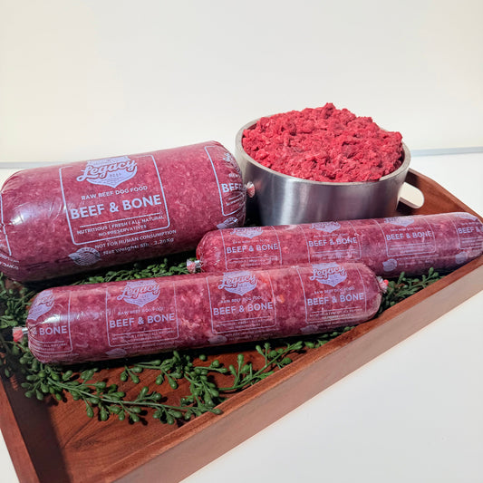 Raw Beef + Ground Bone
