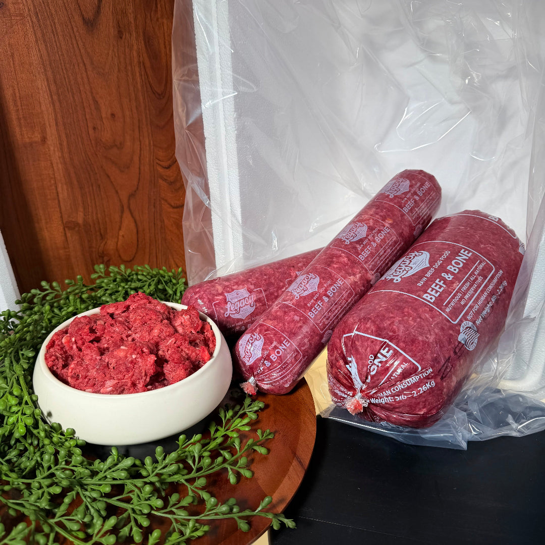 Raw Beef + Ground Bone