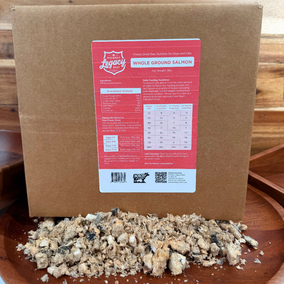 Freeze Dry - Wild Caught Whole Ground Salmon