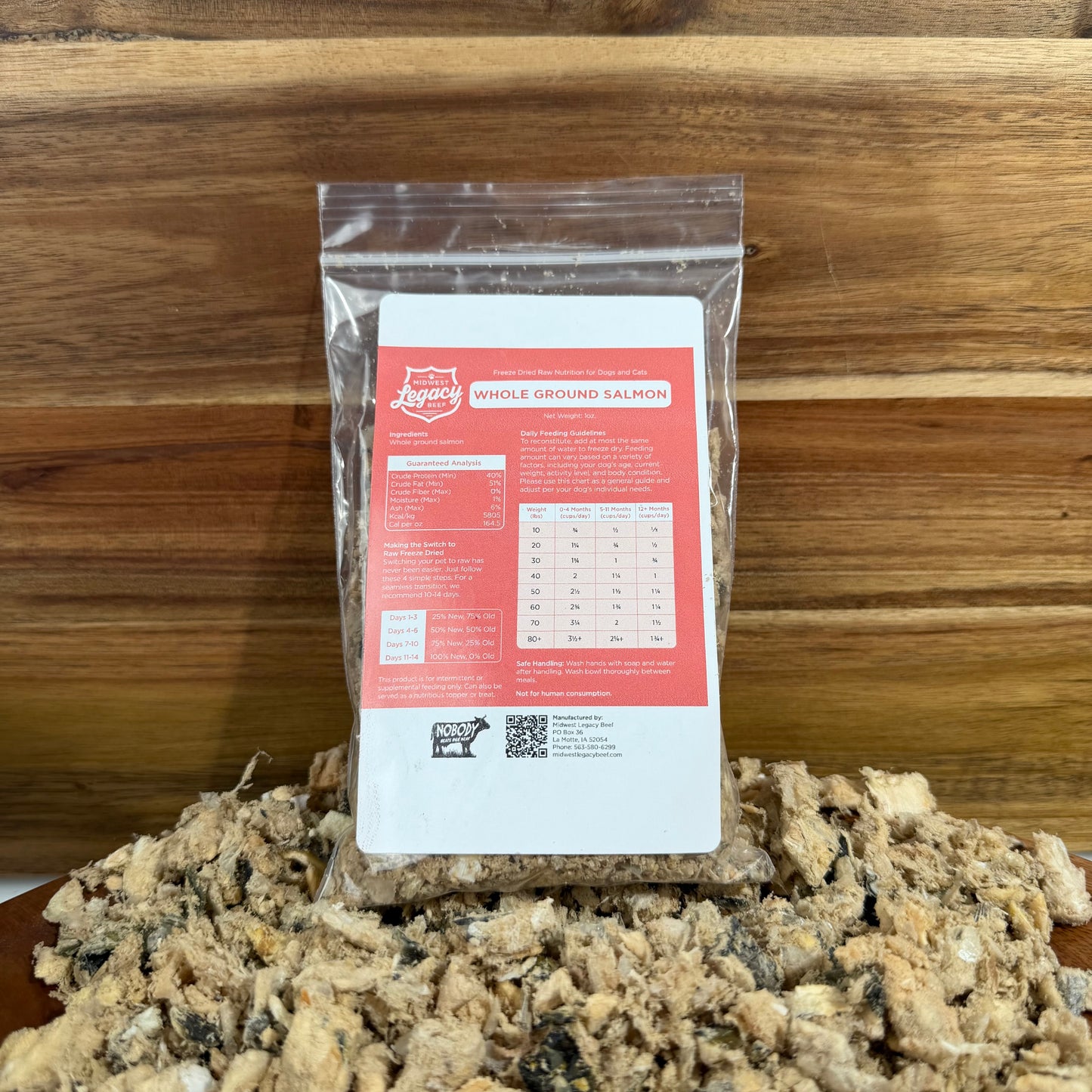 Freeze Dry - Wild Caught Whole Ground Salmon