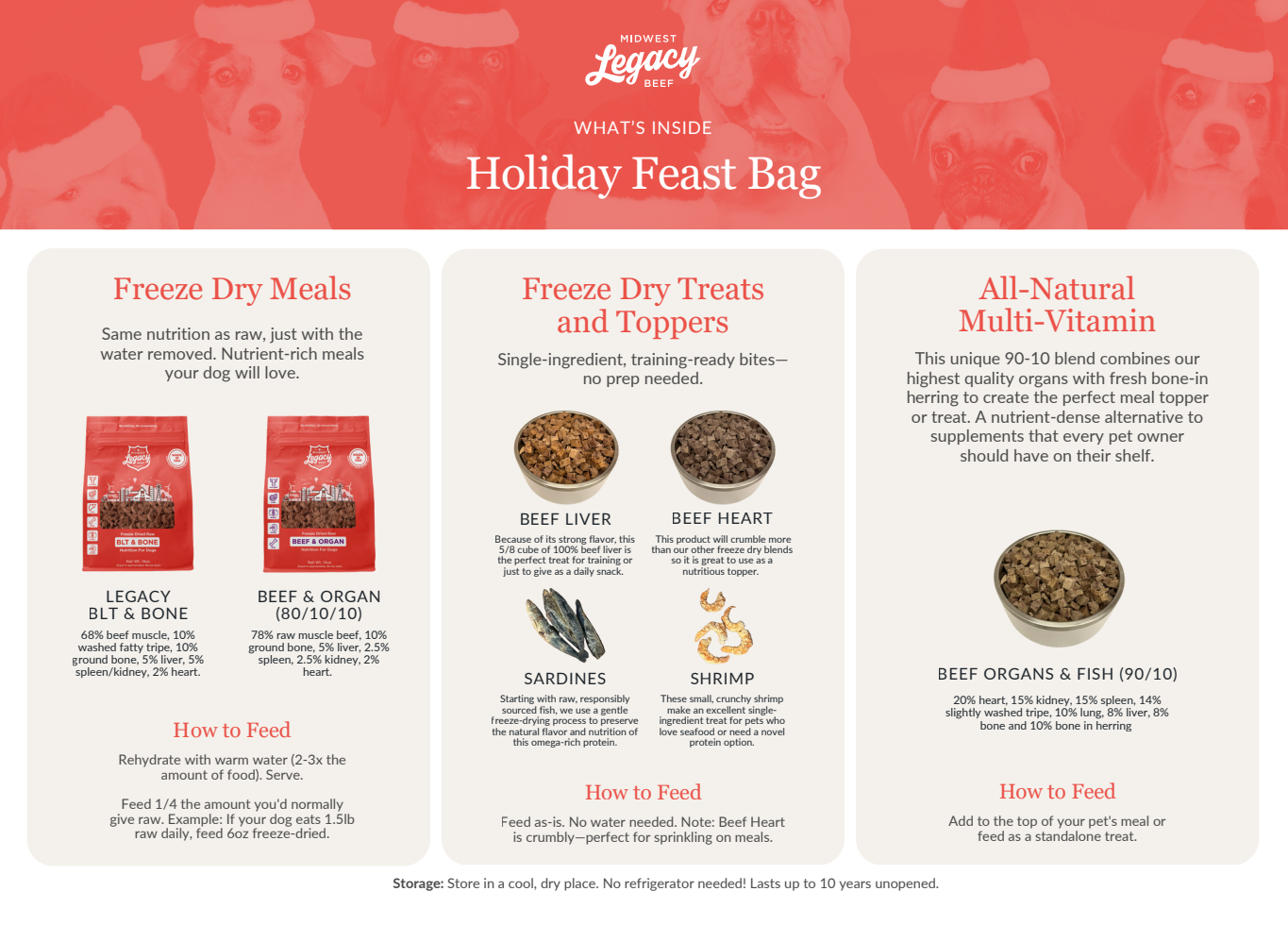 Freeze Dry - Holiday Feast Bag