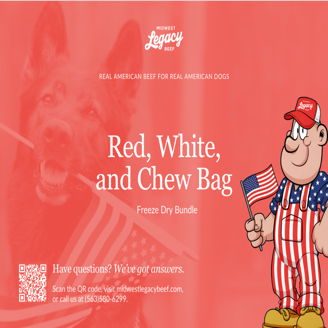 Freeze Dry - Red, White & Chew Bag
